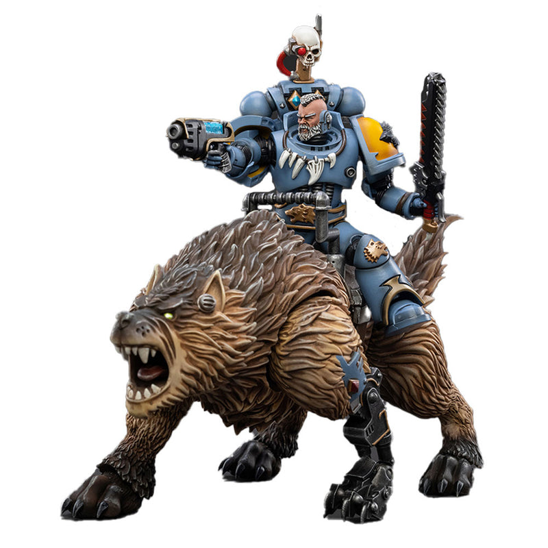 Space Wolves Thunderwolf -ratsuväki 1/18 asteikko