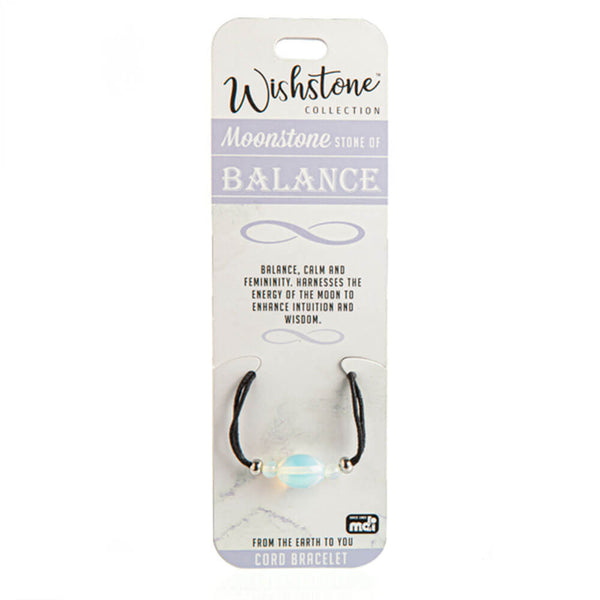 Wishstone Collection Moonstone Cord Bracelet