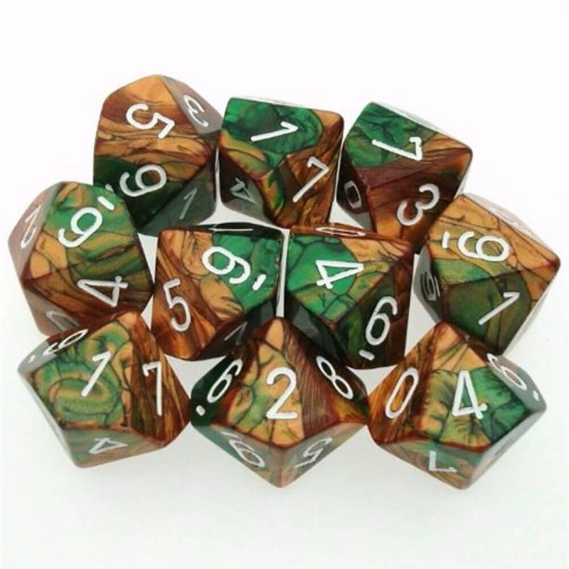 Chessex D10 Polyedral 10-Die Gemini -sarja