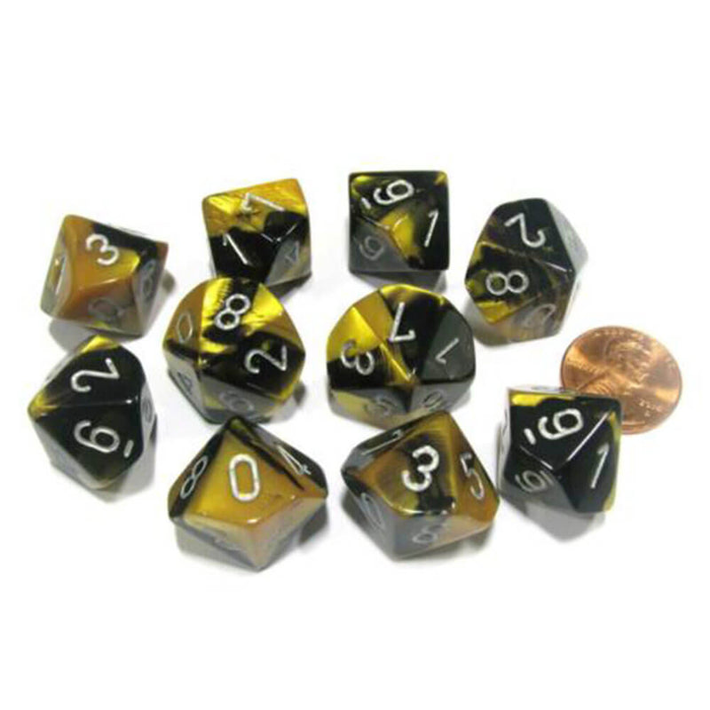 Chessex D10 Polyedral 10-Die Gemini -sarja