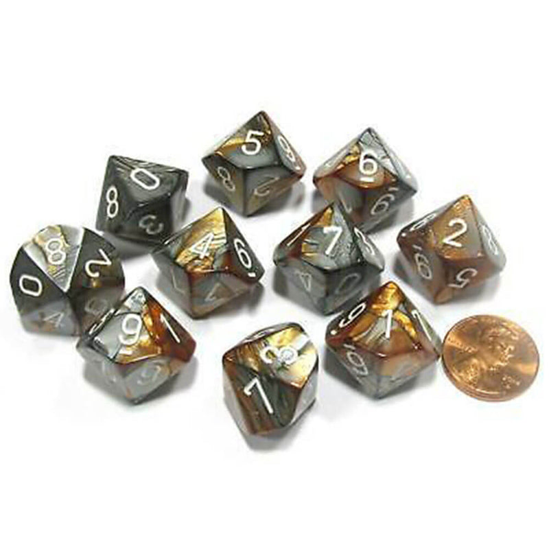 Chessex D10 Polyedral 10-Die Gemini -sarja