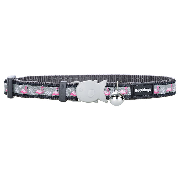 Flamingo Cat Collar (Cool Grey)