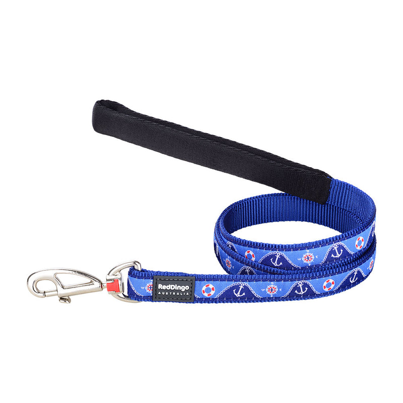 Nautical Dog Lead (marinblå)