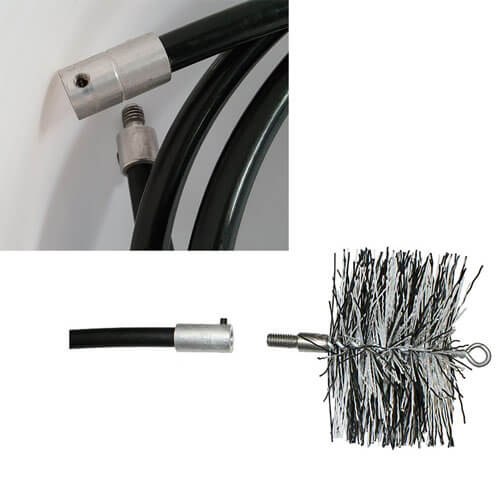 FireUp Flexi Flue Brush Kit (6" x 18")