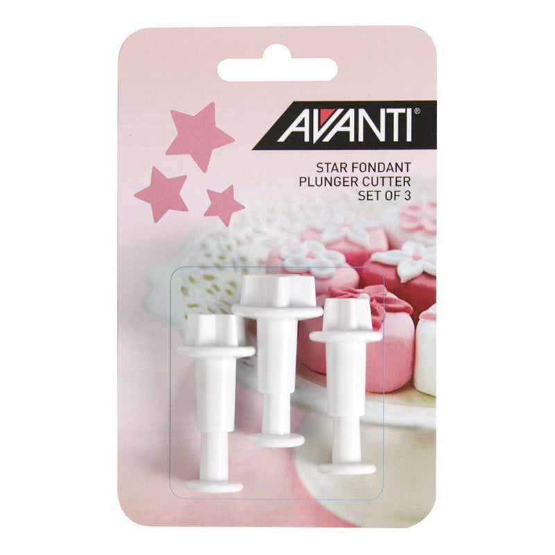 Avanti Fondant Pluger Cut Set (3st)