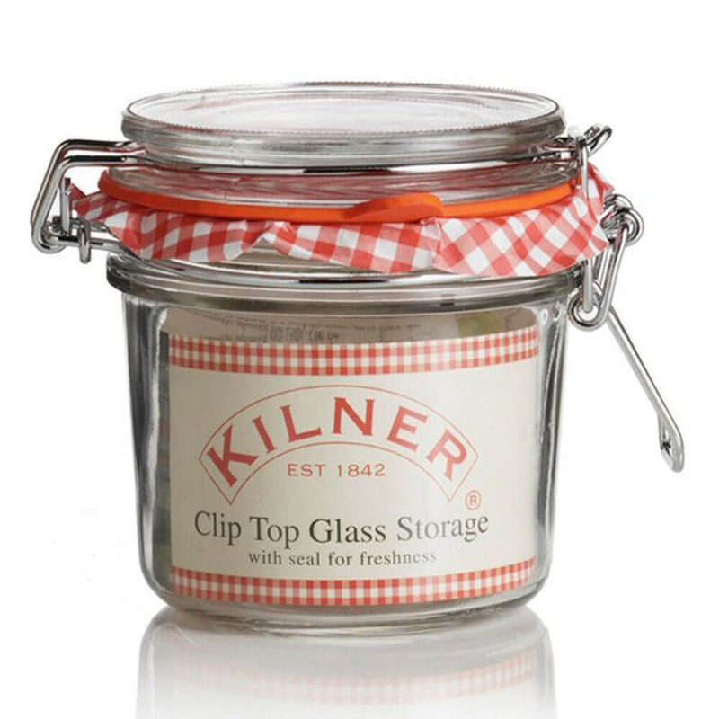 Kilner Clip Top Round purkki (selkeä)