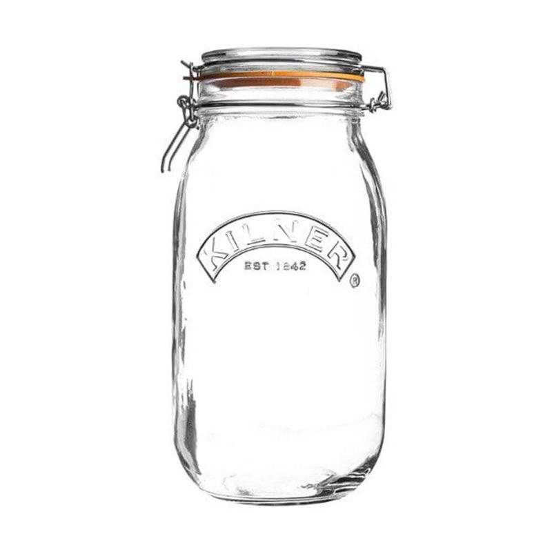  Kilner Clip Top Rundes Glas (klar)