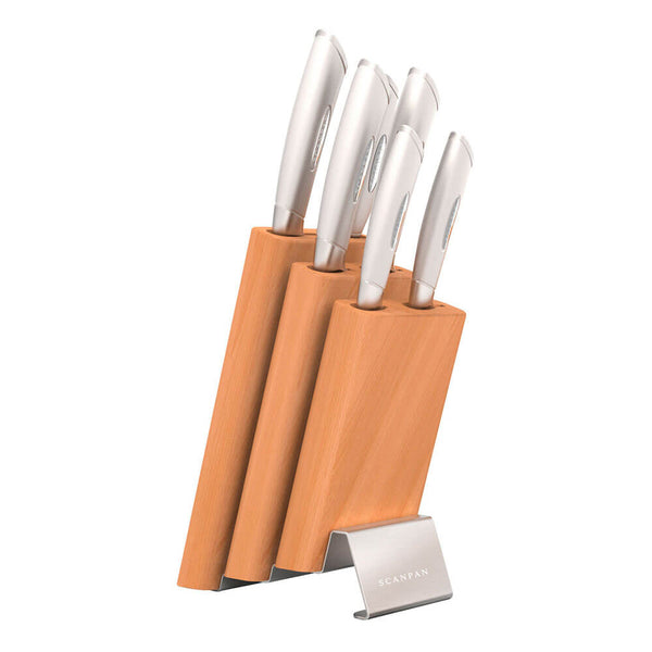 Scanpan Classic Stainless Steel Step Knife Block Set (7pcs)