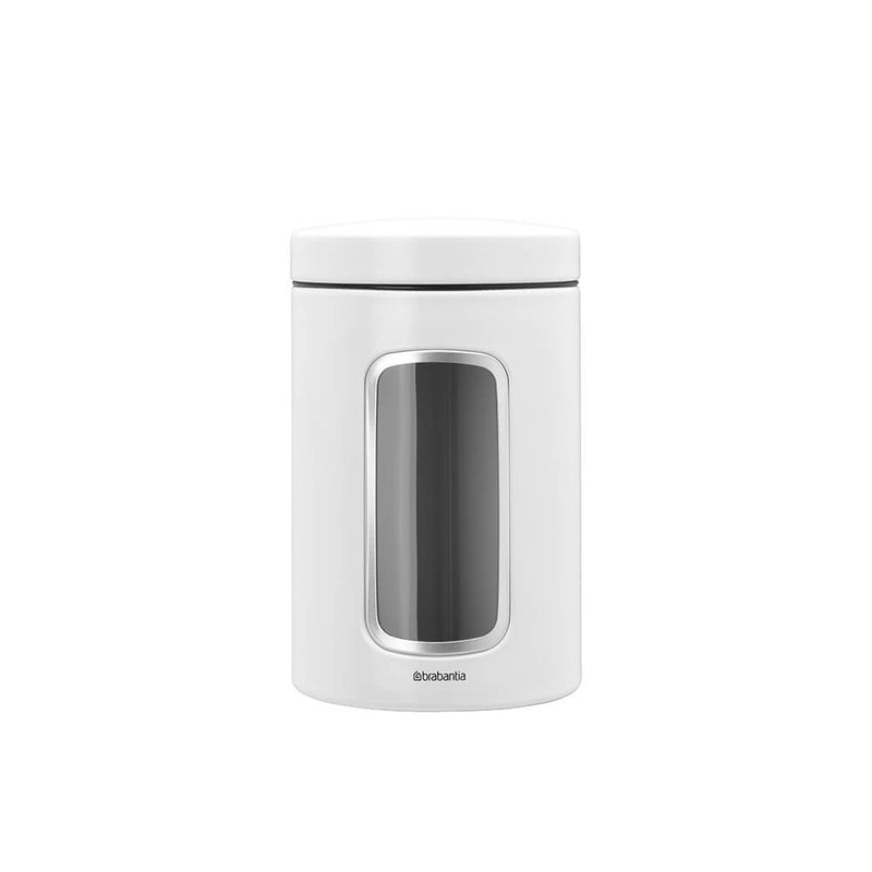 Brabantia -ikkuna Canister White 1,4L