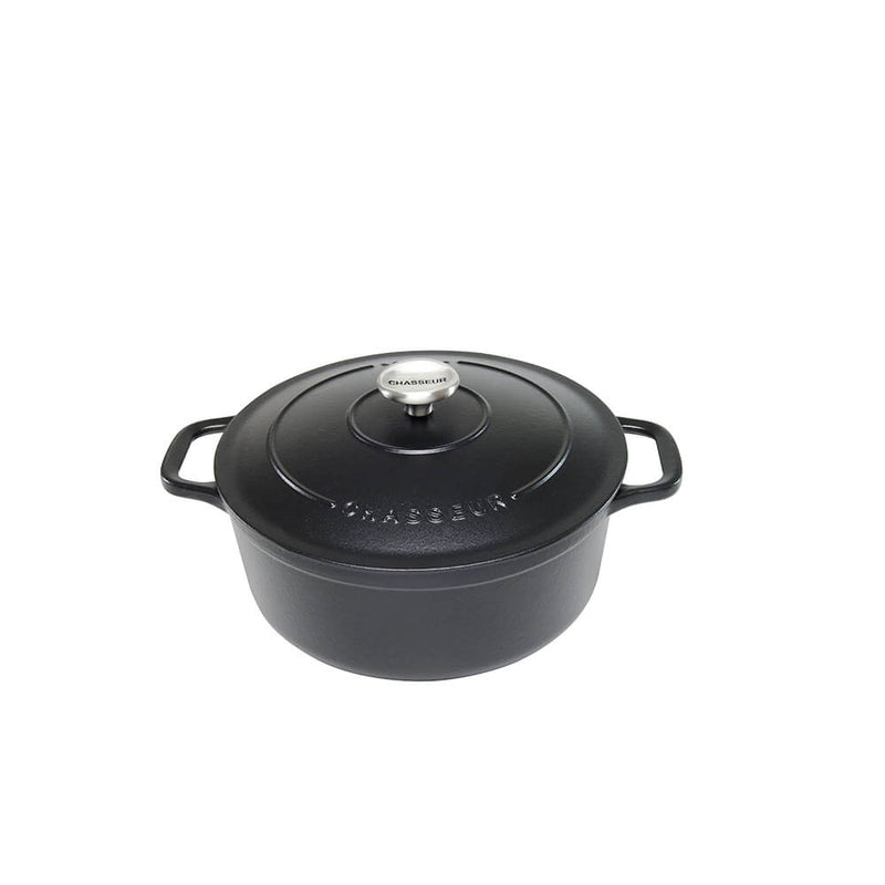 Chasseur Round French Oven (matt svart)