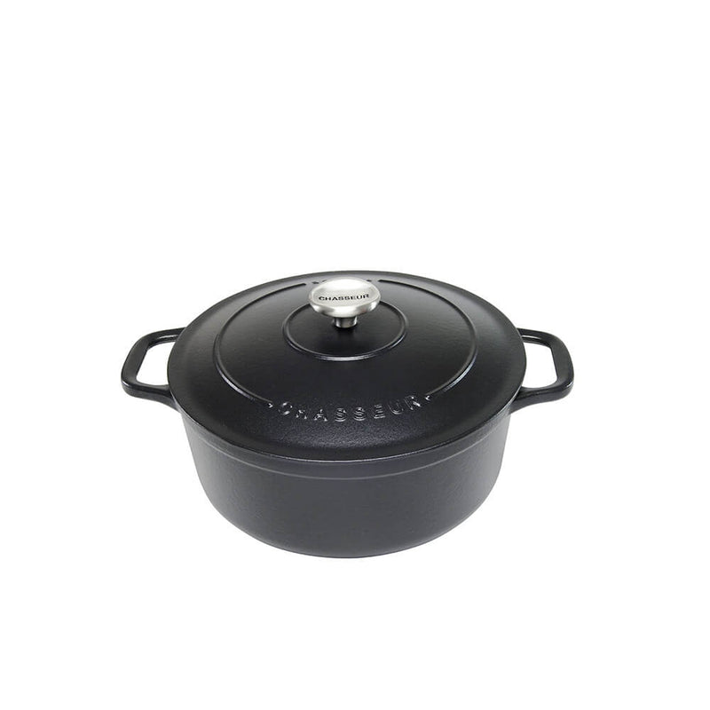 Chasseur Round French Oven (matt svart)