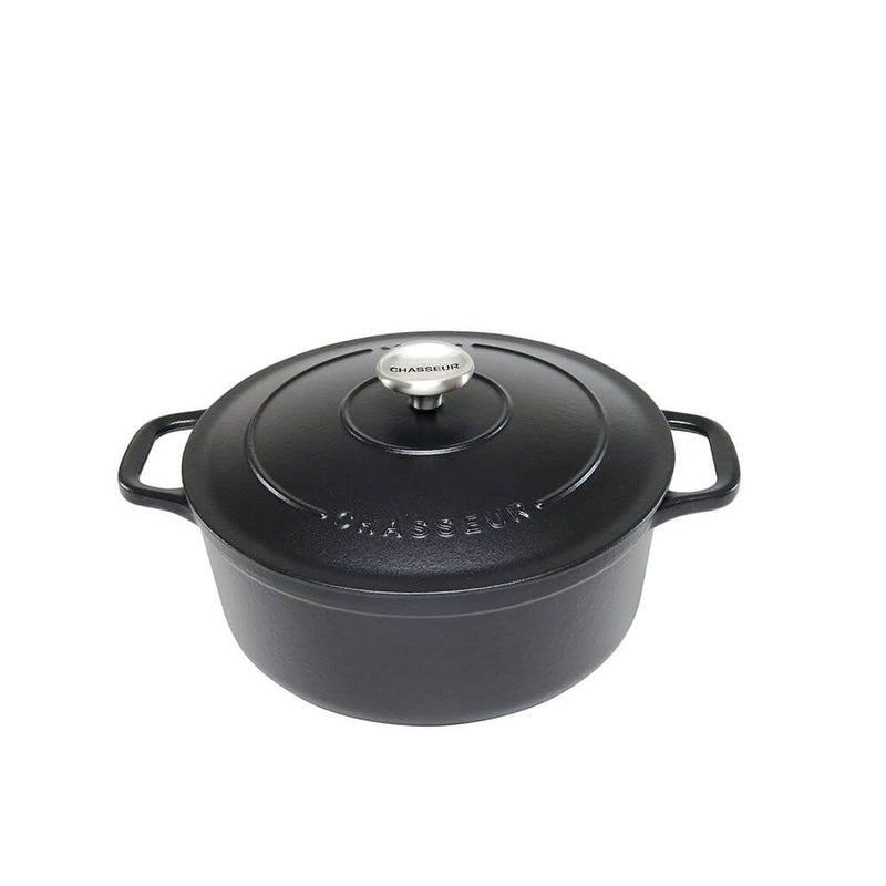 Chasseur Round French Oven (matt svart)