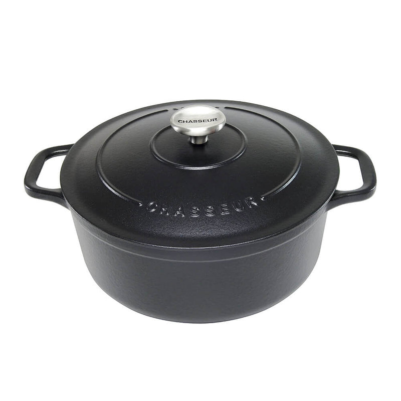 Chasseur Round French Oven (matt svart)