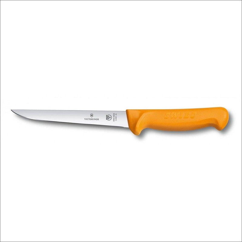 Swibo rak bred blad boning kniv (gul)