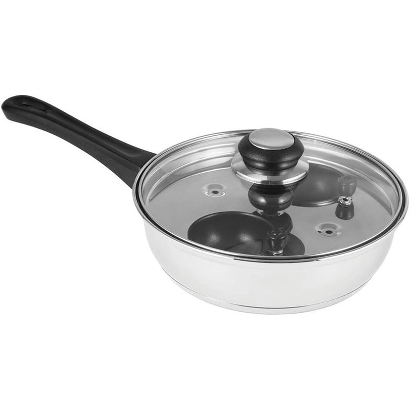  Avanti Egg Poacher Antihaft-Pfanne mit Deckel