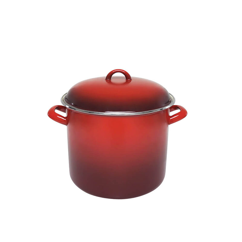 Chasseur Emamel Stock Pot (röd)