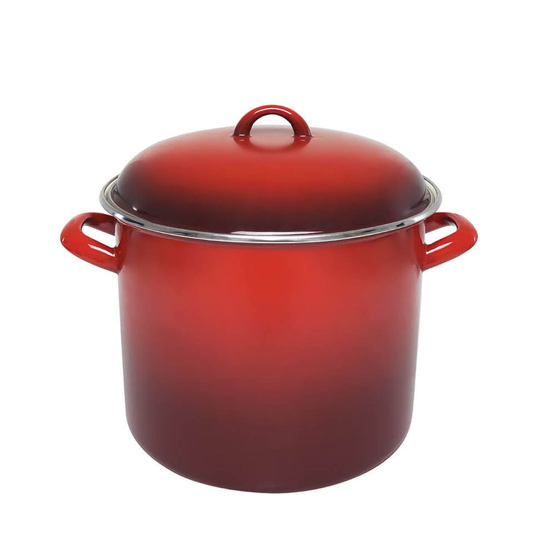 Chasseur Emamel Stock Pot (röd)