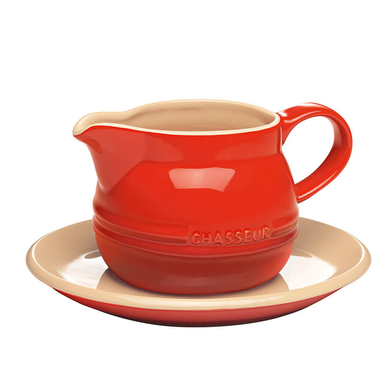 Chasseur La Cuissn Gravy Boat and Saucer