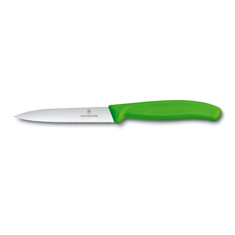 Victorinox Sveitsin klassinen hammastettu paring veitsi 10cm