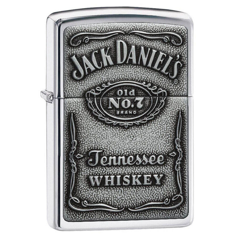 Jack Daniels Label Chip High Polish Ligher