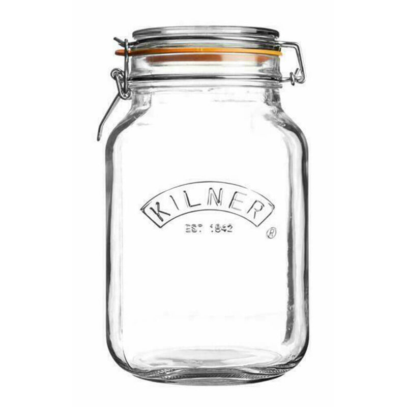 Kilner Clip Top Square Jar (klar)