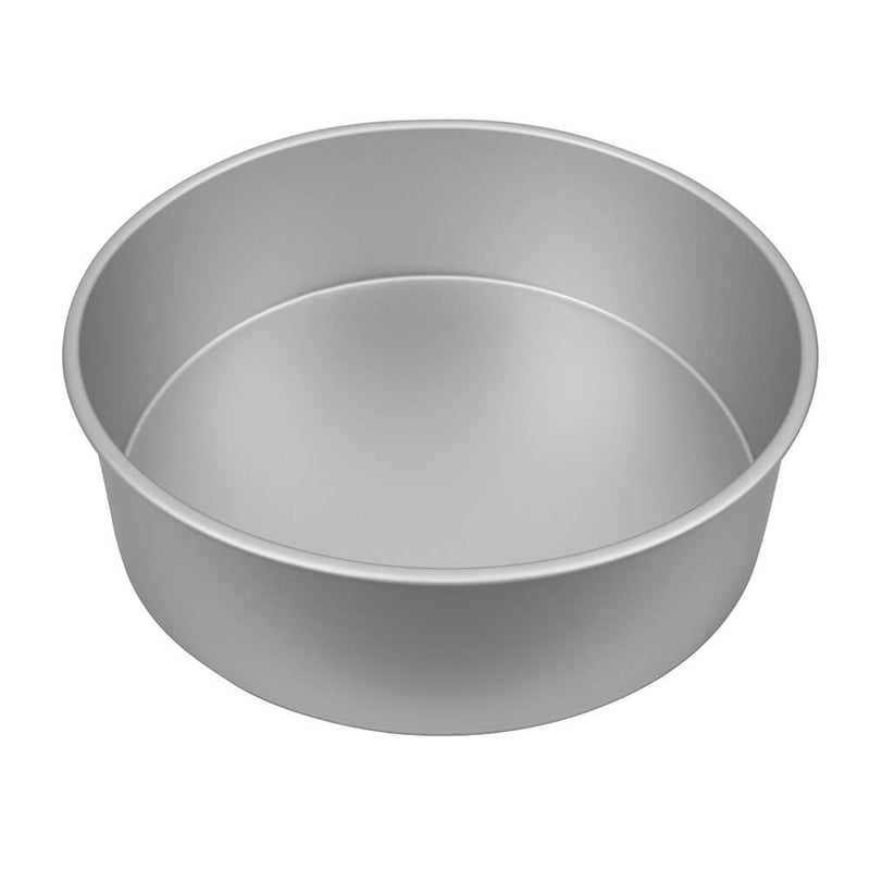 Bakemaster Round Deep Pan (hopeaanodisoitu)