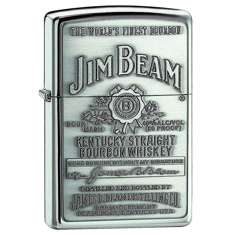 Jim Beam Full Label Chip High Polish Ligher