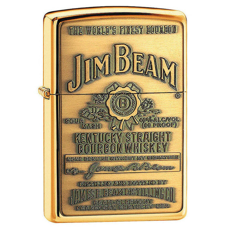 Jim Beam Full Label Chip High Polish Ligher