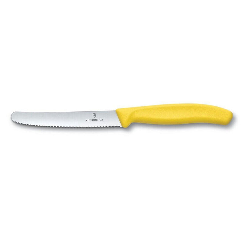 Victorinox Steak- und Tomatenmesser mit runder Spitze, 11 cm