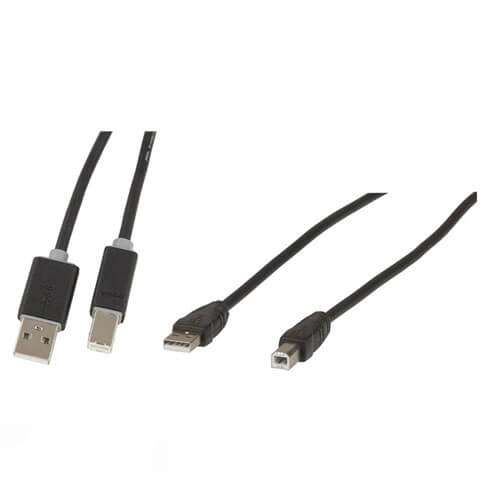 USB 2.0 Type-A Plug to Type-B Plug Cable