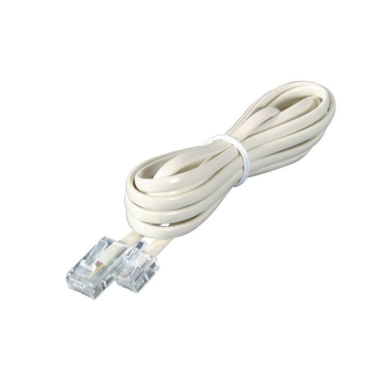 RJ12 6 Asento 4 -johdintulppa RJ45 -pistokikaapeliin