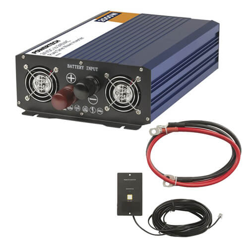 Powertech Pure Sine Wave Inverter 2000W (24VDC-230VAC)