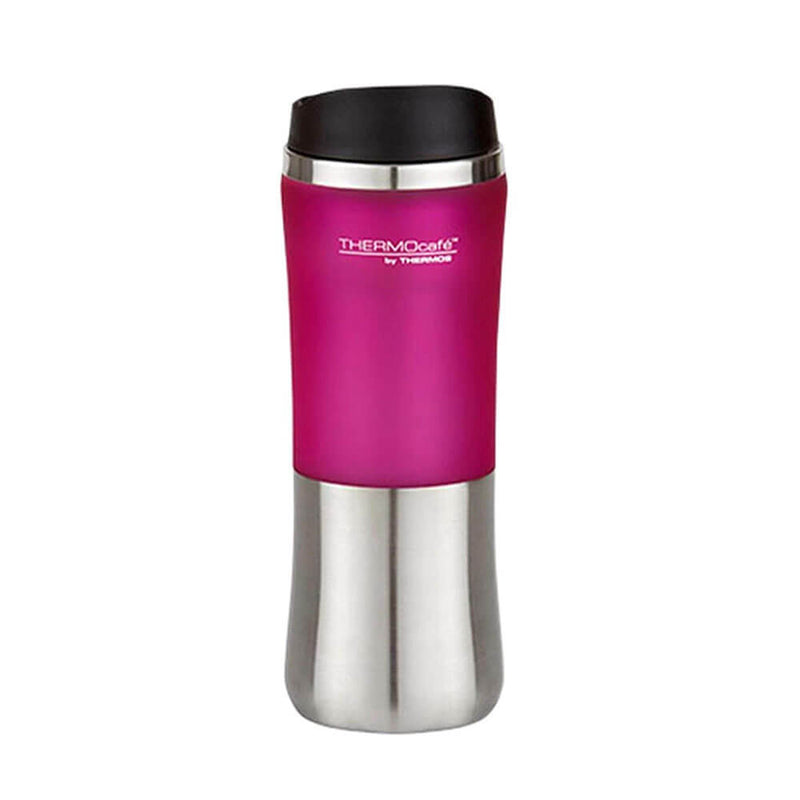 300 ml S/Steel Travel Tumbler W/Plast Outside Sleeve