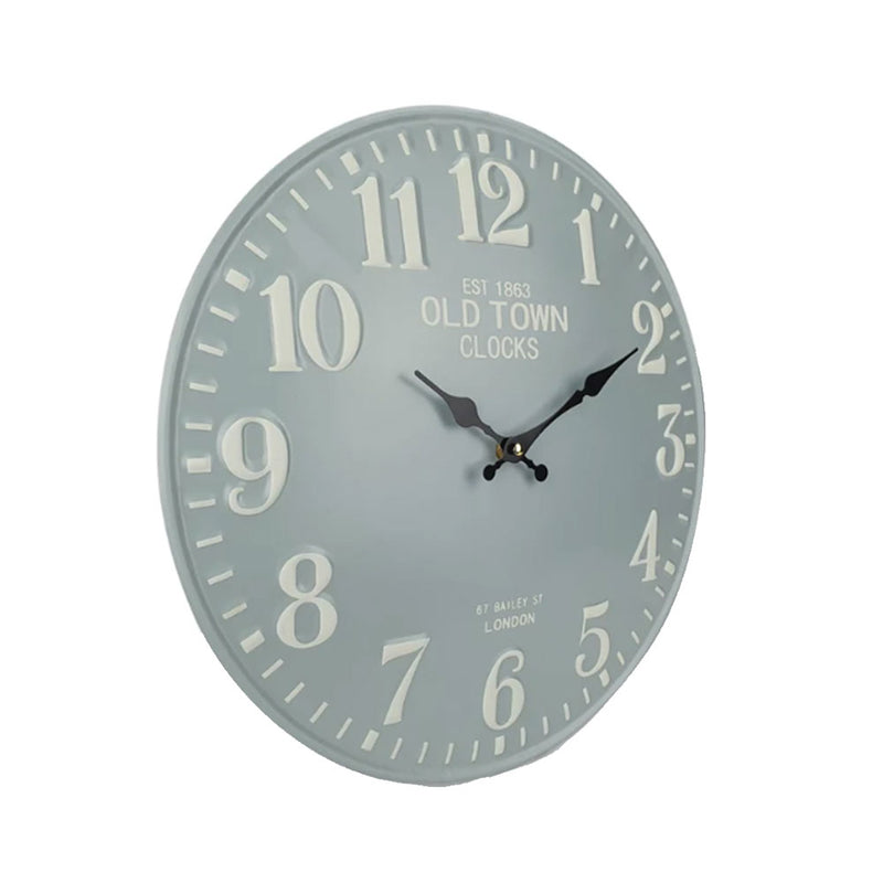 Die Plate Metal Wall Clock (stegläge)