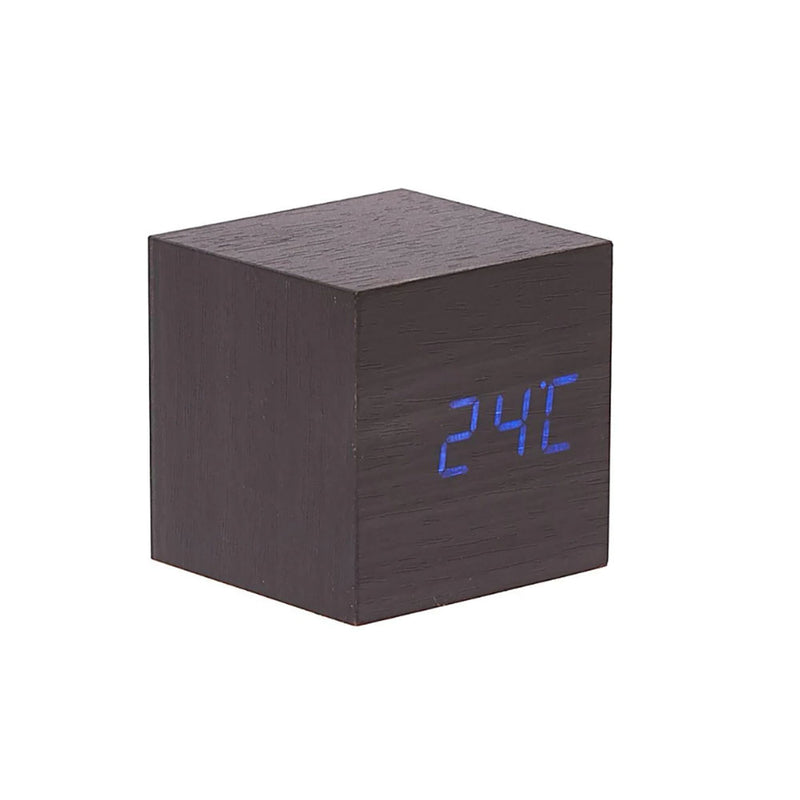 LED TROE CUBE DECK CLOCK W/ TEMP/ DATE DISPLAY