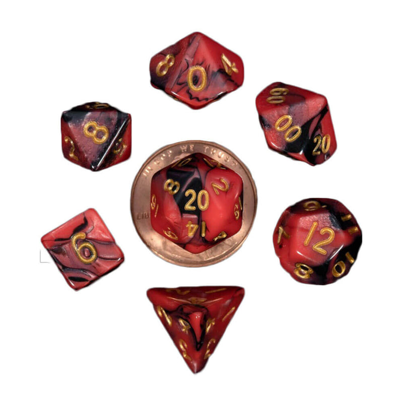 MDG MINI Poly Dice -sarja (kullan nro)