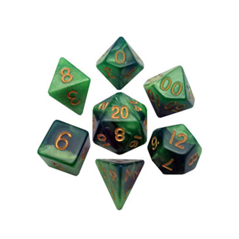 MDG Acrylic Dice -sarja (kullanumeroilla)