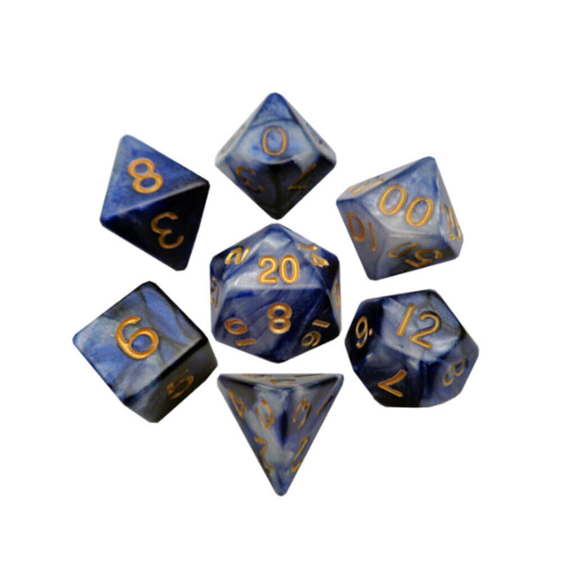 MDG Acrylic Dice -sarja (kullanumeroilla)