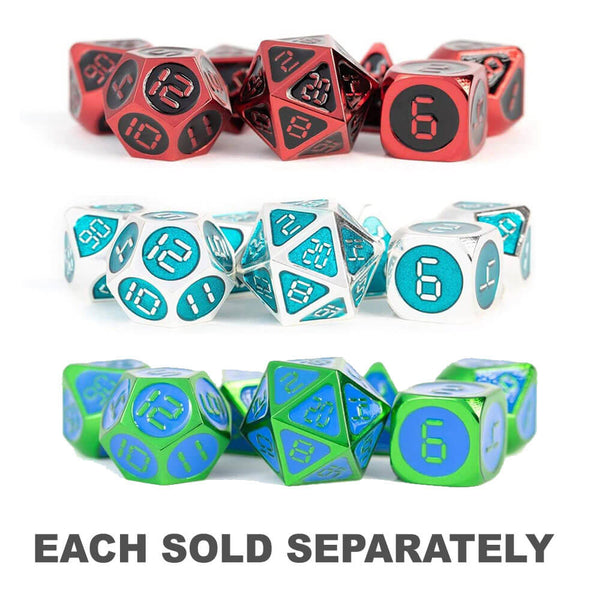 MDG Digital Enamel Metal Dice Set 16mm