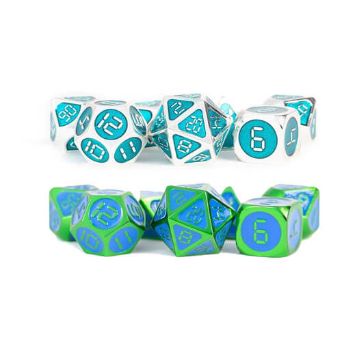 MDG Digital Enamel Metal Dice Set 16mm