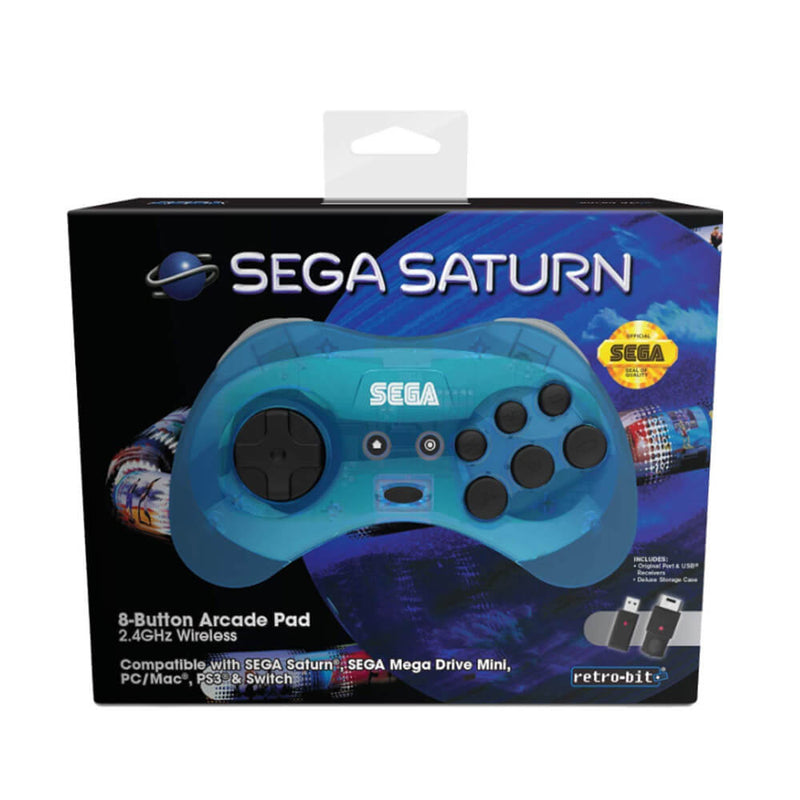 Retro -bitti Sega Saturn 2,4 g M2 Arcade Pad