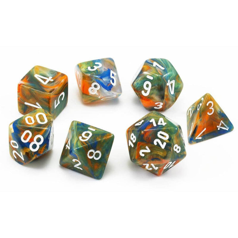 D7-Die Set Dice (7 tärningar i display)