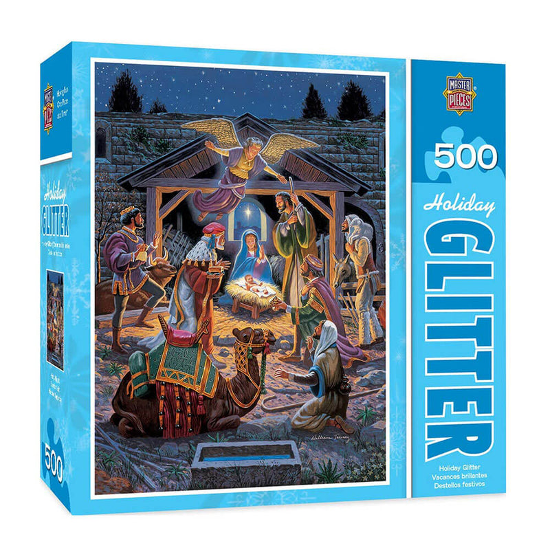 MP Holiday Glitter Puzzle (500 Teile)