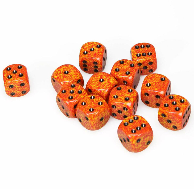 D6 Dice pilkkasi 16 mm (12 noppaa)