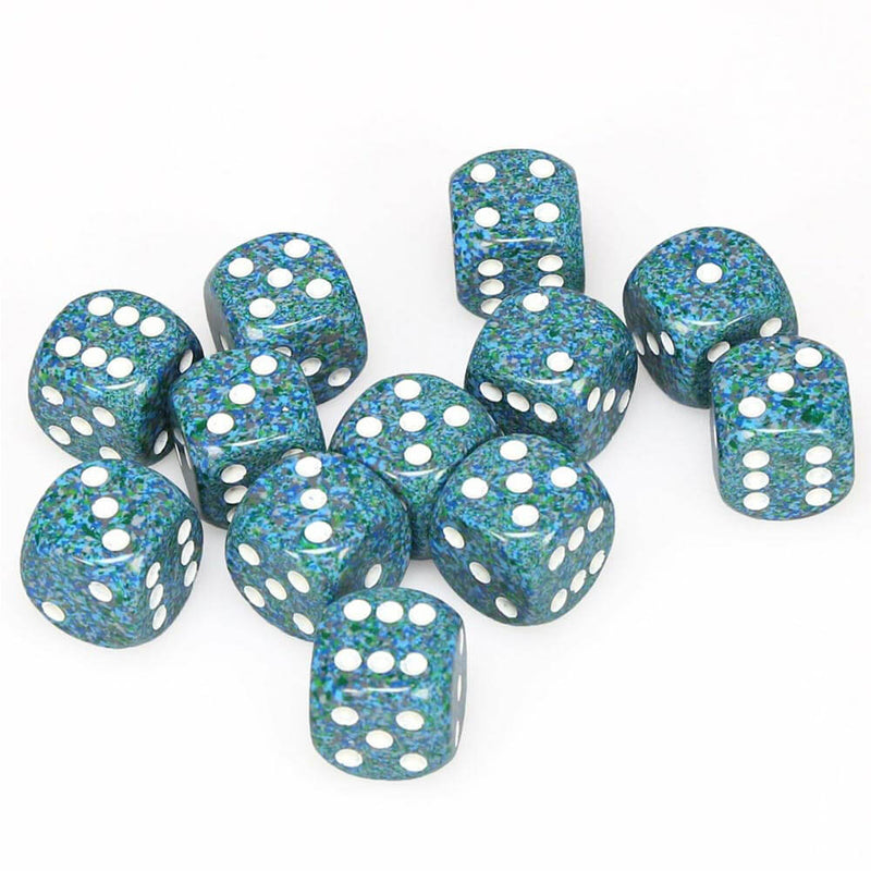 D6 Dice pilkkasi 16 mm (12 noppaa)