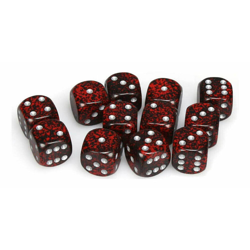 D6 Dice pilkkasi 16 mm (12 noppaa)