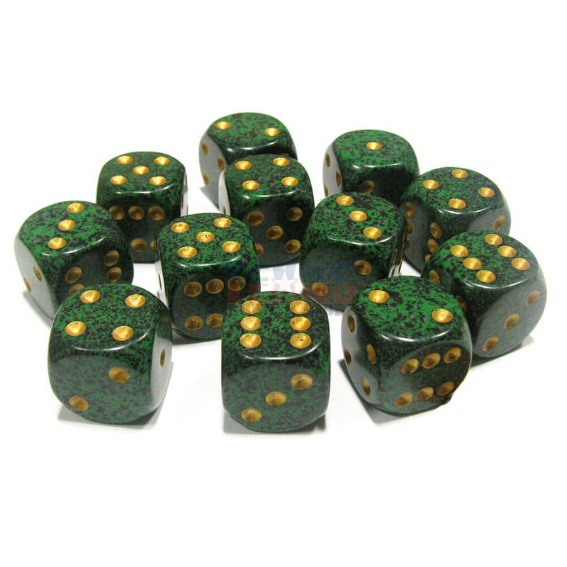 D6 Dice pilkkasi 16 mm (12 noppaa)