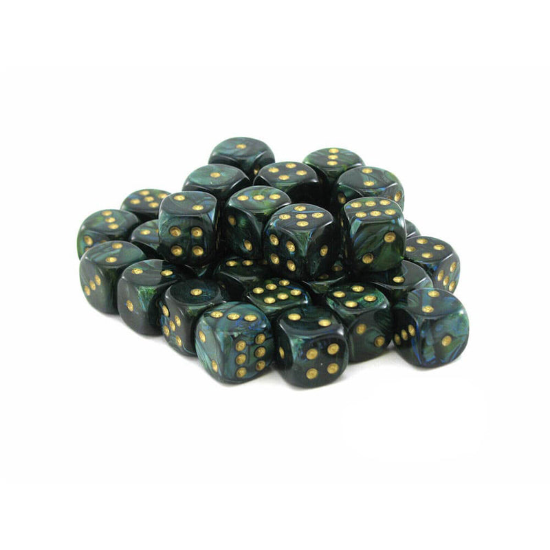 D6 DICE SCARAB 12 mm (36 noppaa)