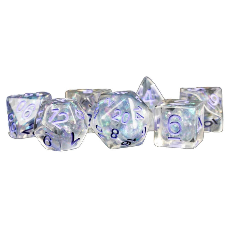 Resin Pearl Polyhedral Dice Set 16mm