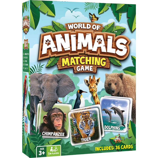 MasterPieces World of Animals Matching Games